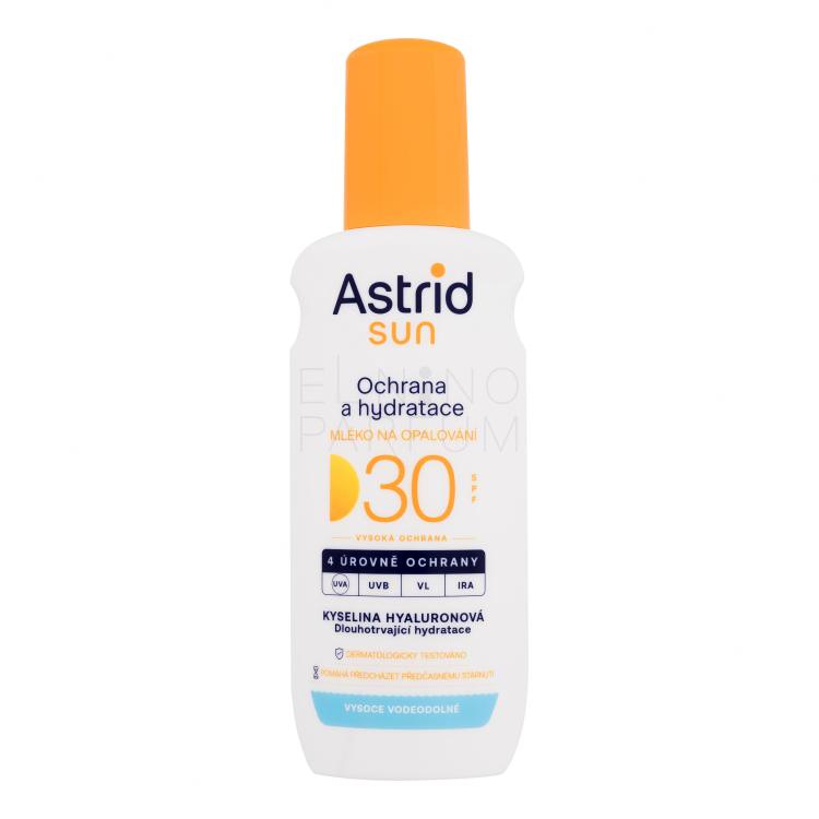 Astrid Sun Moisturizing Suncare Milk Spray SPF30 Preparat do opalania ciała 200 ml