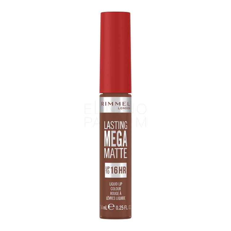 Rimmel London Lasting Mega Matte Liquid Lip Colour Pomadka dla kobiet 7,4 ml Odcień Lovebite