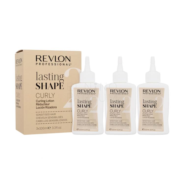 Revlon Professional Lasting Shape Curly Curling Lotion Sensitised Hair 2 Utrwalenie fal i loków dla kobiet 3x100 ml