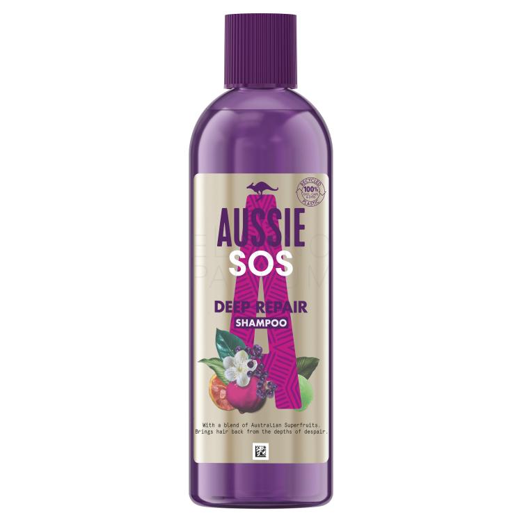 Aussie SOS Deep Repair Shampoo Szampon do włosów dla kobiet 290 ml