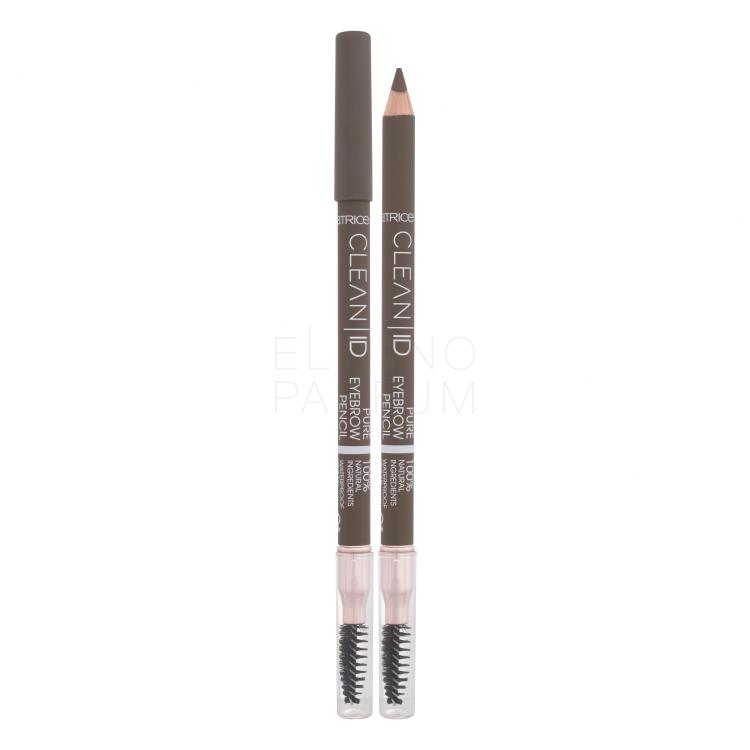 Catrice Clean ID Pure Eyebrow Pencil Kredka do brwi dla kobiet 1 g Odcień 040 Ash Brown