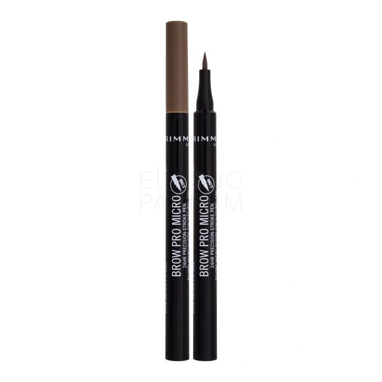 Rimmel London Brow Pro Micro 24HR Precision-Stroke Pen Kredka do brwi dla kobiet 1 ml Odcień 001 Blonde