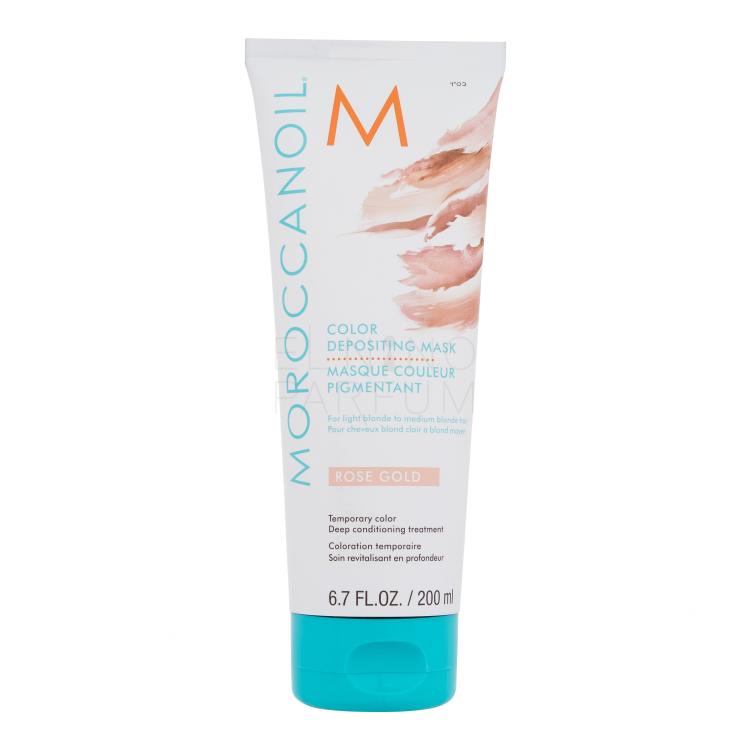 Moroccanoil Color Depositing Mask Farba do włosów dla kobiet 200 ml Odcień Rose Gold