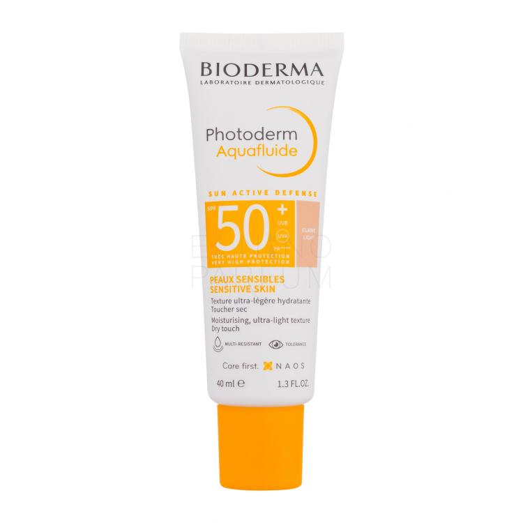 BIODERMA Photoderm Aquafluid Tinted SPF50+ Preparat do opalania twarzy 40 ml Odcień Light