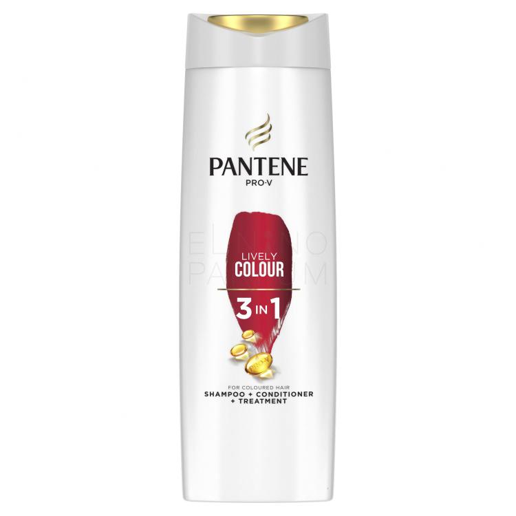 Pantene Lively Colour 3 in 1 Szampon do włosów dla kobiet 360 ml