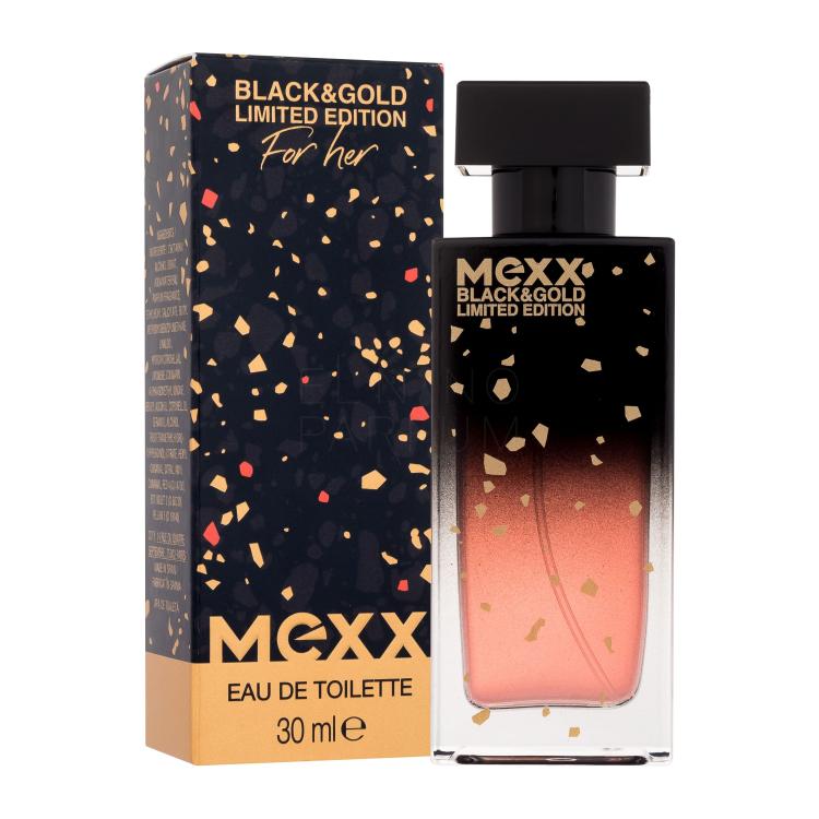 Mexx Black &amp; Gold Limited Edition Woda toaletowa dla kobiet 30 ml