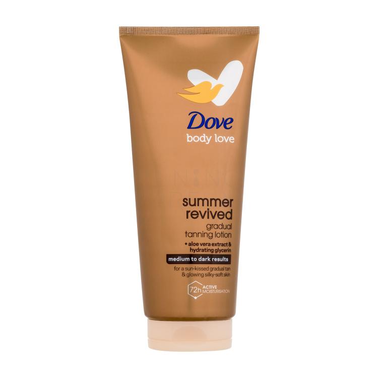 Dove Body Love Summer Revived Gradual Tanning Lotion Samoopalacz dla kobiet 200 ml Odcień Medium to Dark