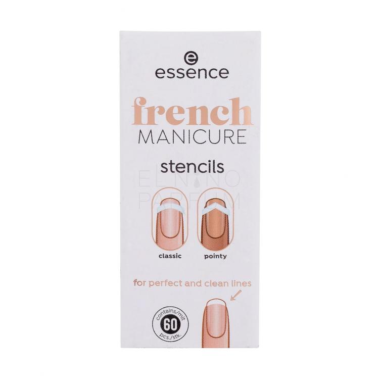 Essence French Manicure Stencils 01 French Tips &amp; Tricks Manicure dla kobiet Zestaw