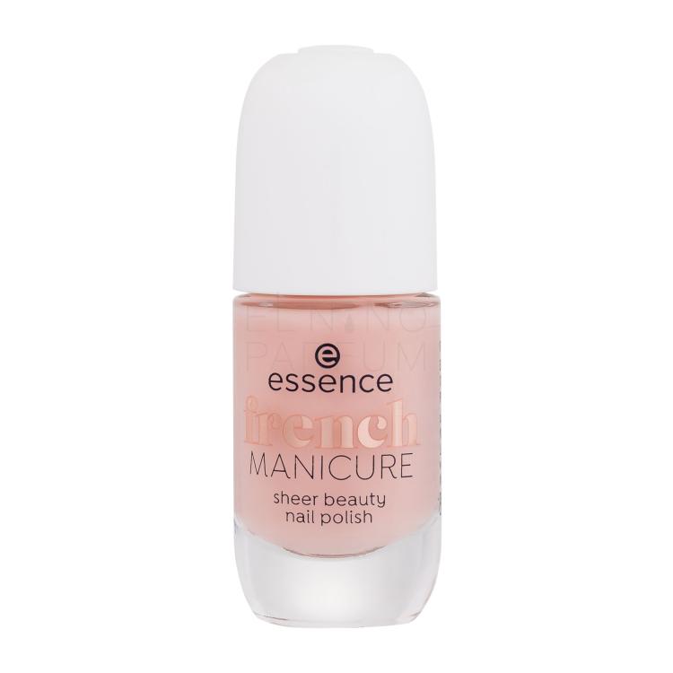 Essence French Manicure Sheer Beauty Nail Polish Lakier do paznokci dla kobiet 8 ml Odcień 01 Peach Please!