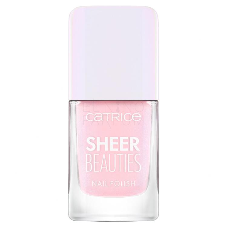 Catrice Sheer Beauties Nail Polish Lakier do paznokci dla kobiet 10,5 ml Odcień 040 Fluffy Cotton Candy