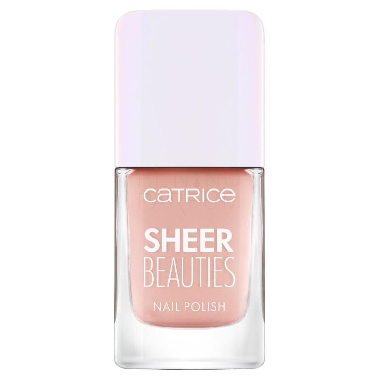 Catrice Sheer Beauties Nail Polish Lakier do paznokci dla kobiet 10,5 ml Odcień 070 Nudie Beautie