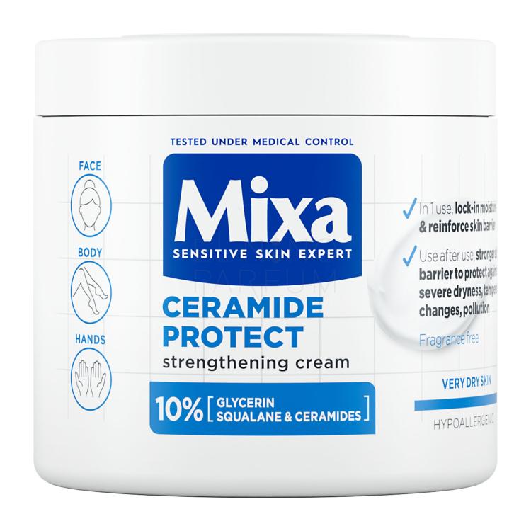 Mixa Ceramide Protect Strengthening Cream Krem do ciała dla kobiet 400 ml