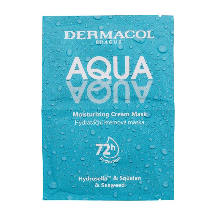 Dermacol Aqua Moisturising Cream Mask Maseczka do twarzy dla kobiet 2x8 ml