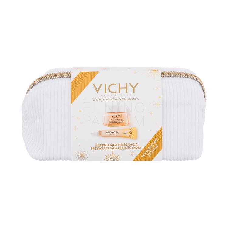 Vichy Neovadiol Peri-Menopause Zestaw krem do twarzy Neovadiol Peri-Menopause Redensifying Lifting Day Cream 50 ml + krem pod oczy i na okolice ust Neovadiol Eye &amp; Lip Care 15 ml + kosmetyczka