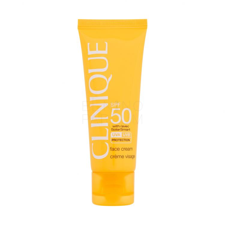 Clinique Sun Care Face Cream SPF50 Preparat do opalania twarzy dla kobiet 50 ml