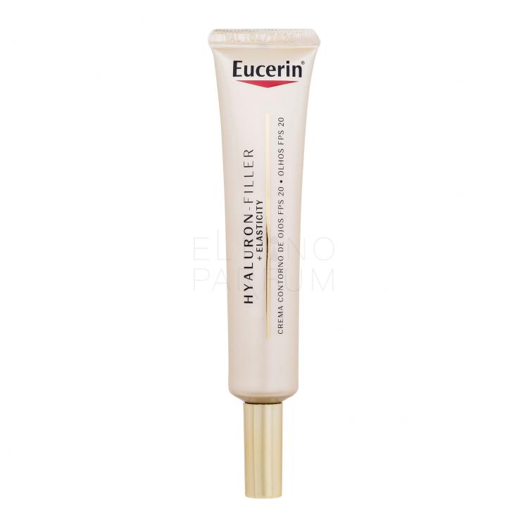 Eucerin Hyaluron-Filler + Elasticity SPF20 Krem pod oczy dla kobiet 15 ml