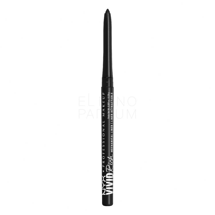 NYX Professional Makeup Vivid Rich Mechanical Liner Kredka do oczu dla kobiet 0,28 g Odcień 16 Always Onyx