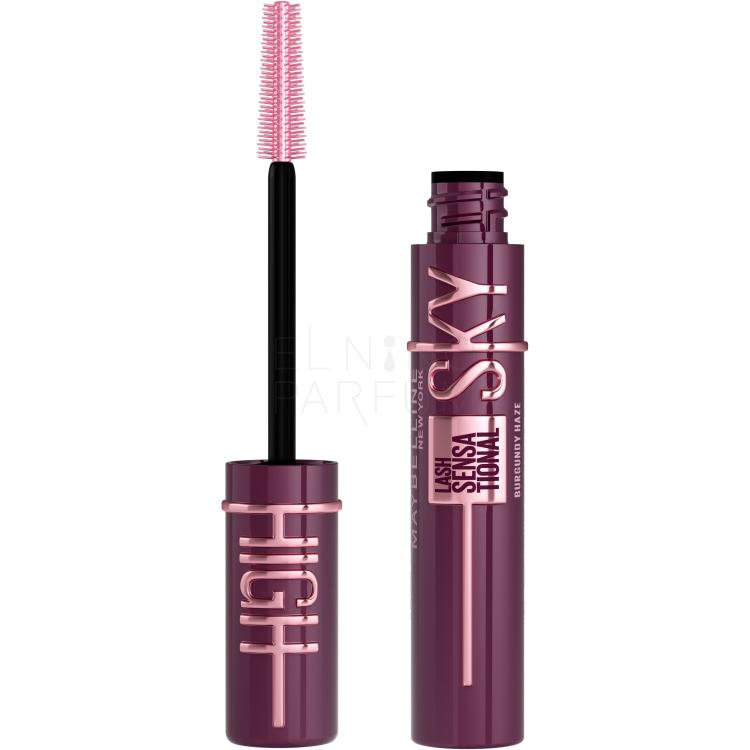 Maybelline Lash Sensational Sky High Tusz do rzęs dla kobiet 7,2 ml Odcień Burgundy Haze