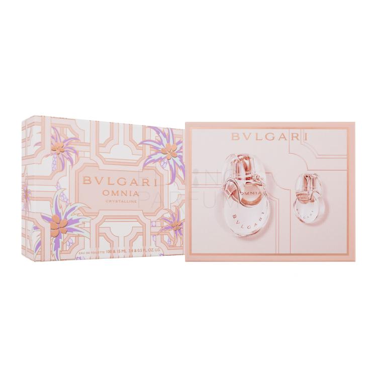 Bvlgari Omnia Crystalline Zestaw woda toaletowa 100 ml + woda toaletowa 15 ml