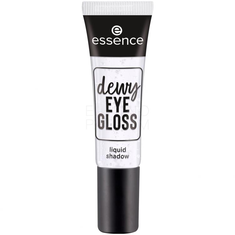 Essence Dewy Eye Gloss Cienie do powiek dla kobiet 8 ml Odcień 01 Crystal Clear