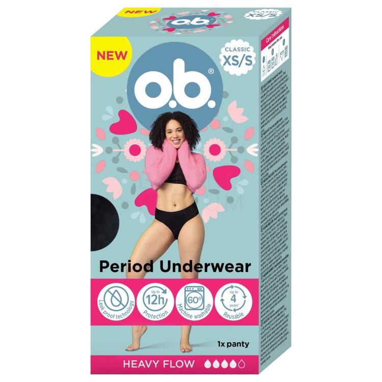 o.b. Period Underwear XS/S Majtki menstruacyjne dla kobiet 1 szt