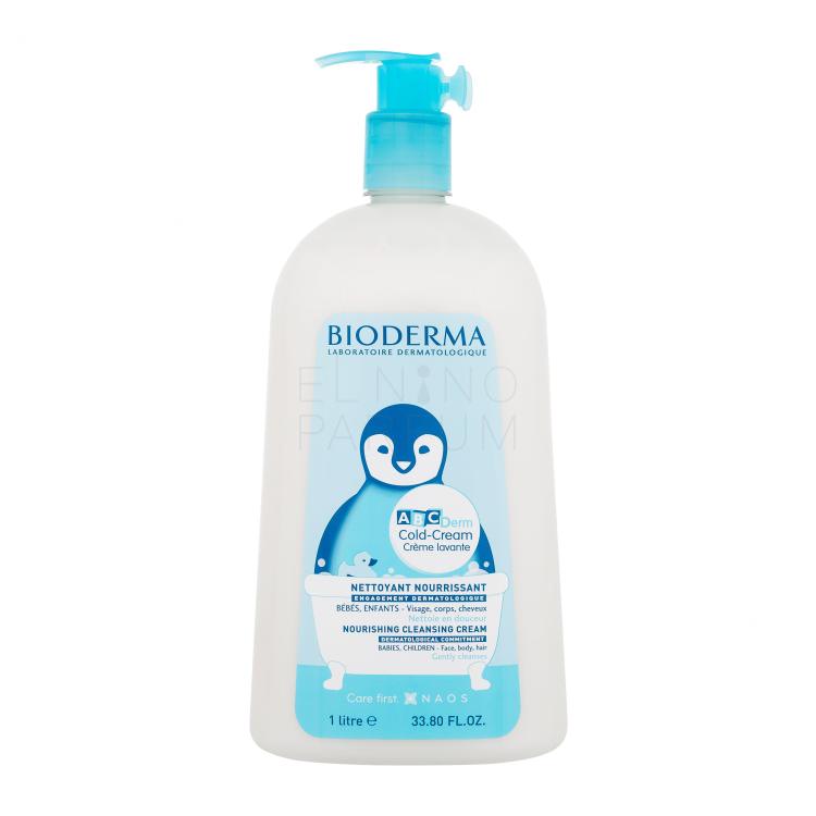 BIODERMA ABCDerm Cold-Cream Nourishing Cleansing Cream Krem pod prysznic dla dzieci 1000 ml