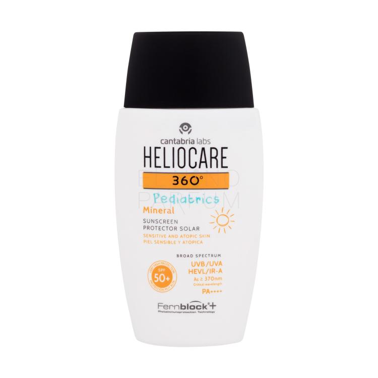 Heliocare 360° Pediatrics Mineral SPF50+ Preparat do opalania ciała dla dzieci 50 ml Uszkodzone pudełko