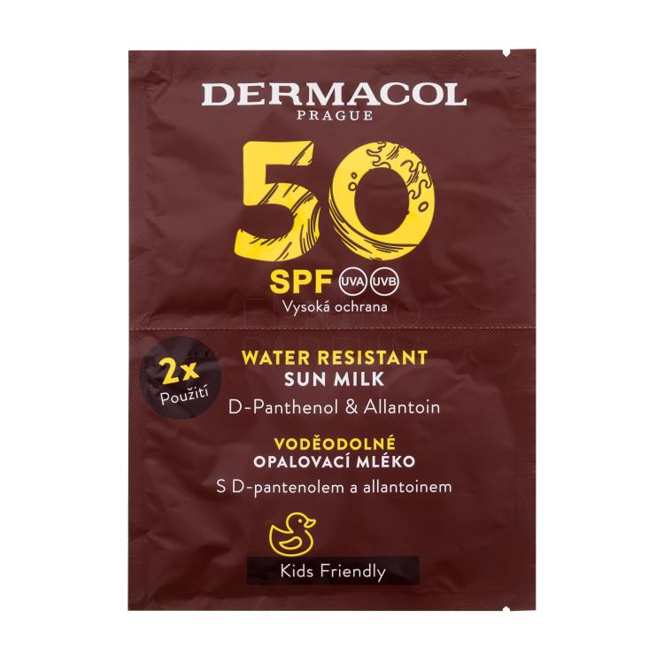 Dermacol Sun Milk SPF50 Preparat do opalania ciała 2x15 ml