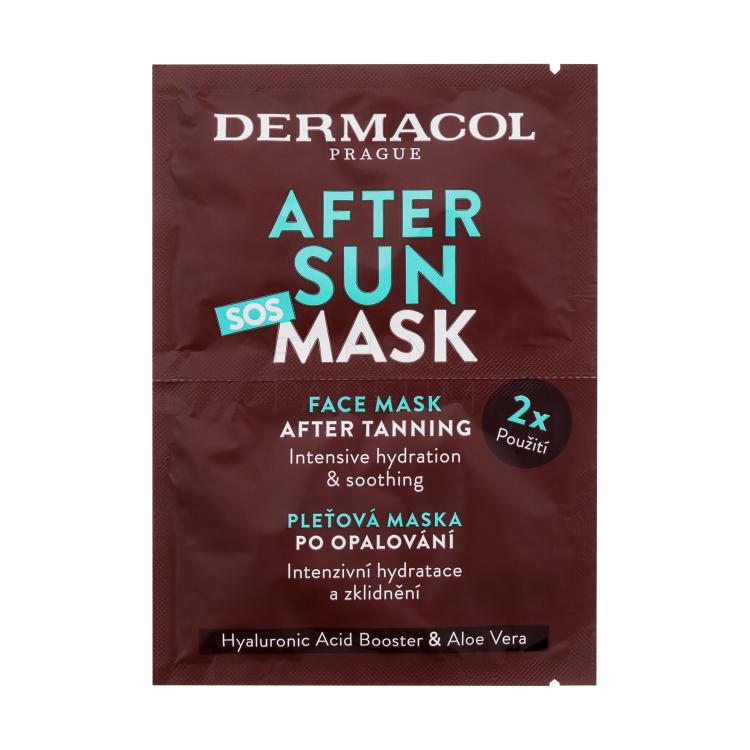 Dermacol After Sun SOS Mask Preparaty po opalaniu 2x8 ml