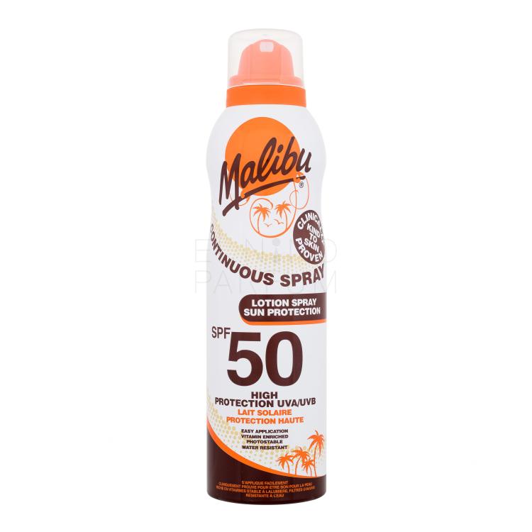 Malibu Lotion Spray Aerosol SPF50 Preparat do opalania ciała 175 ml