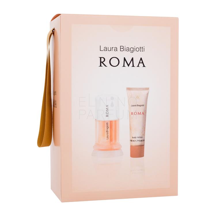 Laura Biagiotti Roma Zestaw woda toaletowa 50 ml + mleczko do ciała 50 ml