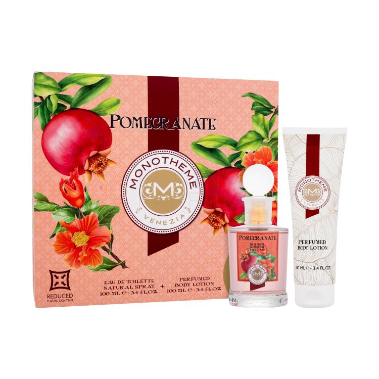 Monotheme Classic Collection Pomegranate Zestaw woda toaletowa 100 ml + mleczko do ciała 100 ml