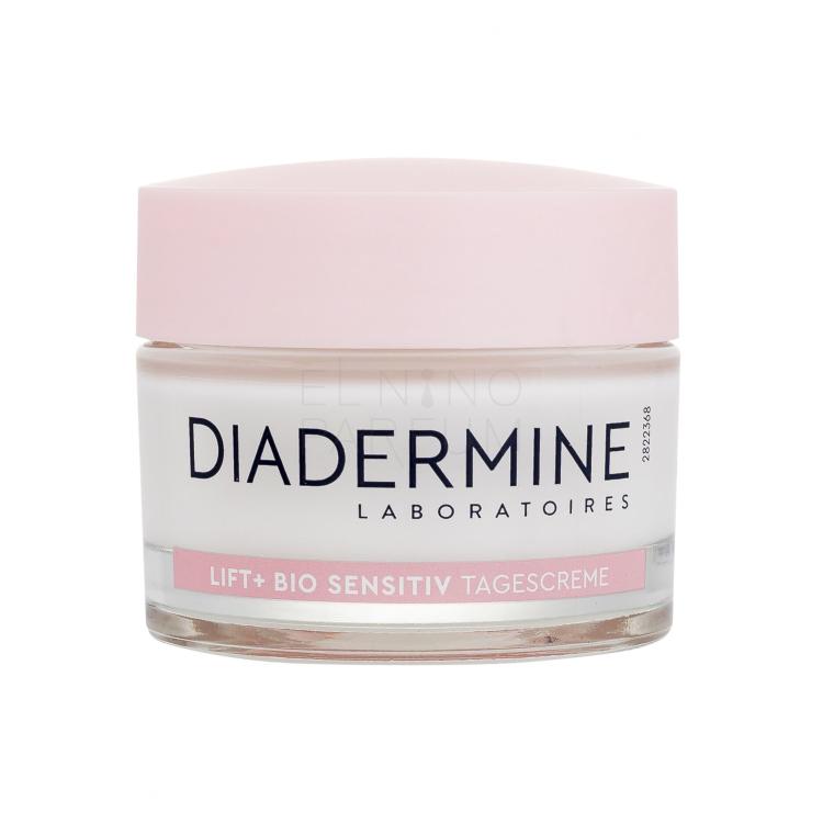 Diadermine Lift+ Bio Sensitiv Anti-Age Day Cream Krem do twarzy na dzień dla kobiet 50 ml Uszkodzone pudełko