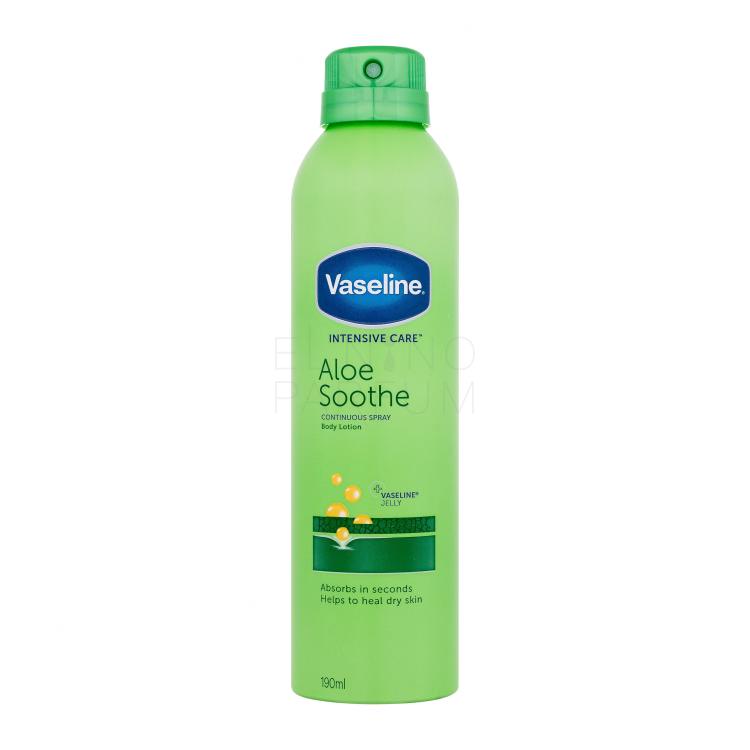 Vaseline Intensive Care Aloe Soothe Body Lotion Spray Mleczko do ciała 190 ml