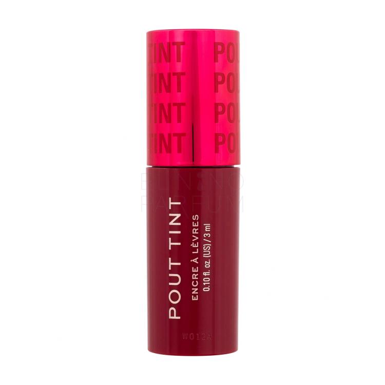 Makeup Revolution London Pout Tint Błyszczyk do ust dla kobiet 3 ml Odcień Sizzlin Red