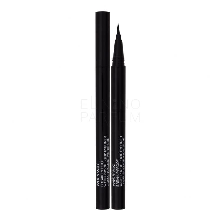 Wet n Wild Breakup Proof Waterproof Liquid Eyeliner Eyeliner dla kobiet 0,9 ml Odcień Ultra Black