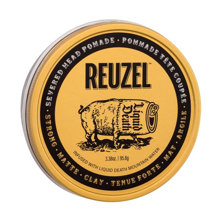 Reuzel Severed Head Pomade Strong Matte Clay Stylizacja włosów dla mężczyzn 95 g