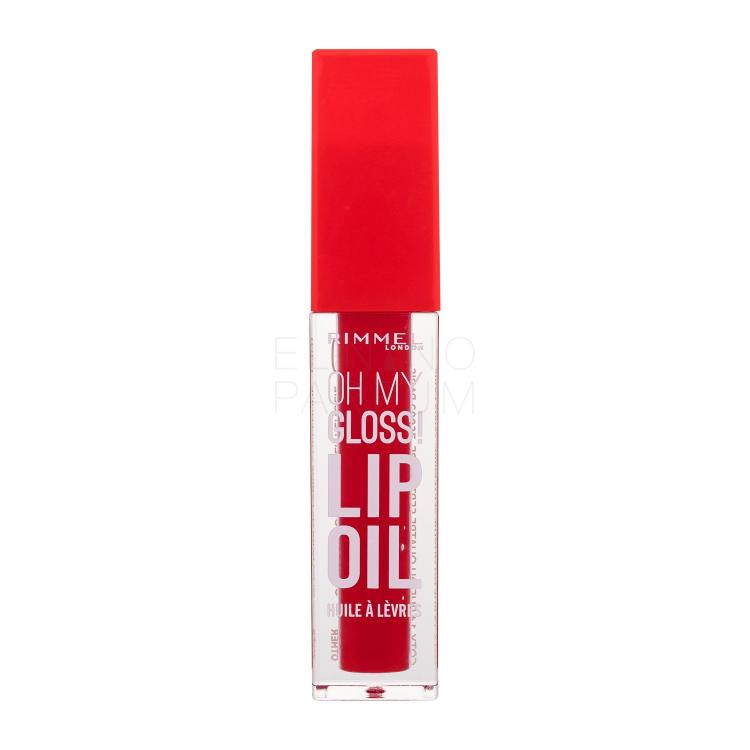 Rimmel London Oh My Gloss! Lip Oil Olejek do ust dla kobiet 4,5 ml Odcień 004 Vivid Red