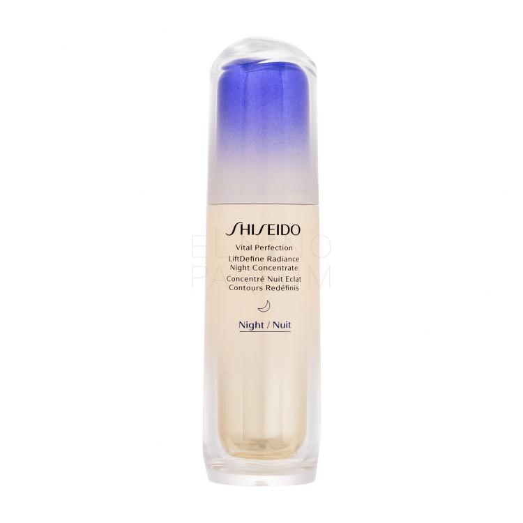 Shiseido Vital Perfection LiftDefine Radiance Night Concentrate Serum do twarzy dla kobiet 40 ml