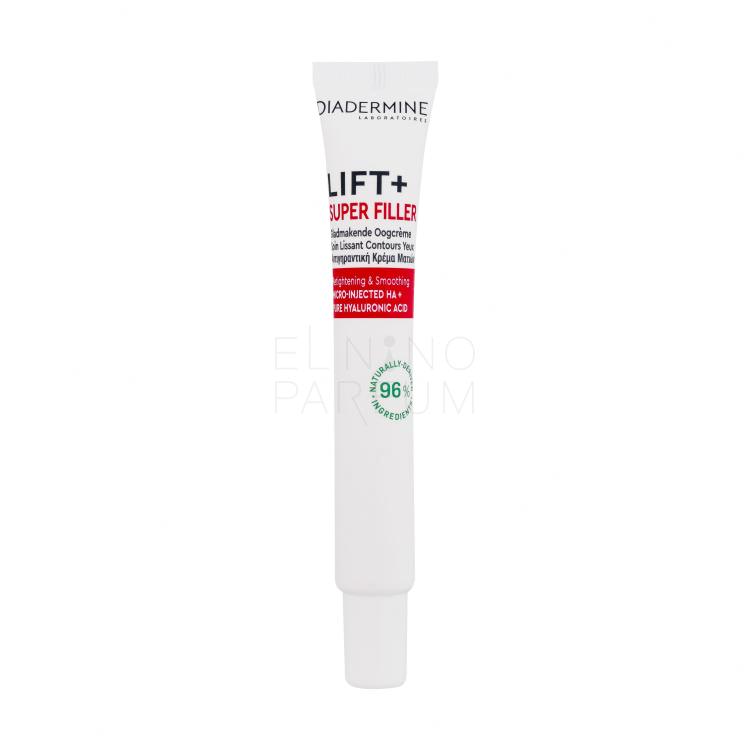 Diadermine Lift+ Super Filler Anti-Age Eye Cream Krem pod oczy dla kobiet 15 ml Uszkodzone pudełko