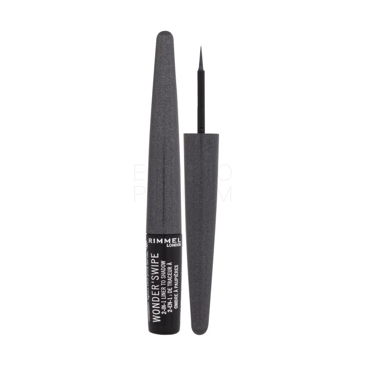 Rimmel London Wonder´Swipe 2in1 Eyeliner dla kobiet 1,7 ml Odcień 014 Fashun