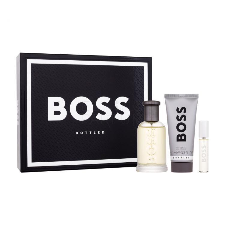 HUGO BOSS Boss Bottled SET1 Zestaw woda toaletowa 100 ml + żel pod prysznic 100 ml + woda toaletowa 10 ml