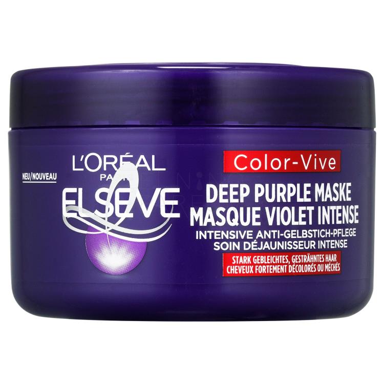 L&#039;Oréal Paris Elseve Color-Vive Deep Purple Mask Maska do włosów dla kobiet 250 ml