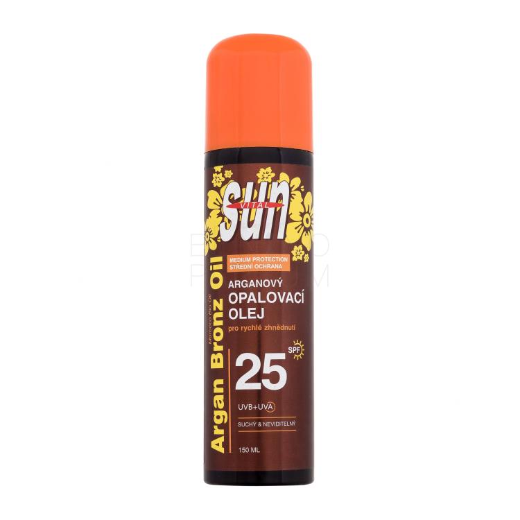 Vivaco Sun Argan Bronz Oil Spray SPF25 Preparat do opalania ciała 150 ml