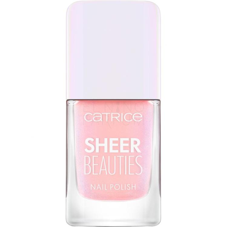 Catrice Sheer Beauties Nail Polish Lakier do paznokci dla kobiet 10,5 ml Odcień 090 Bubblegum Bliss