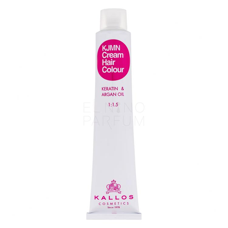 Kallos Cosmetics KJMN Cream Hair Colour Keratin &amp; Argan Oil Farba do włosów dla kobiet 100 ml Odcień 4.7 Mocha