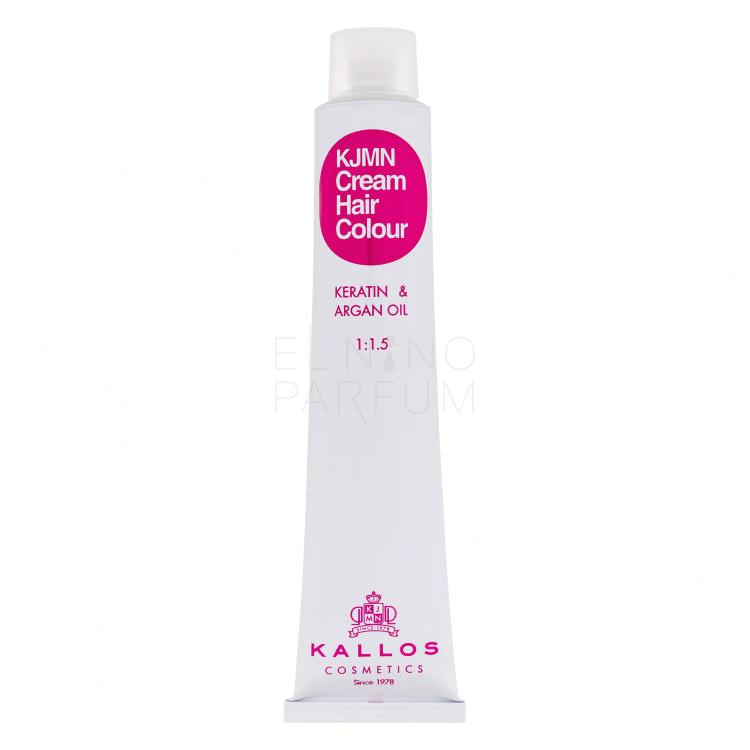 Kallos Cosmetics KJMN Cream Hair Colour Keratin &amp; Argan Oil Farba do włosów dla kobiet 100 ml Odcień 10.1 Platinum Ash Blond