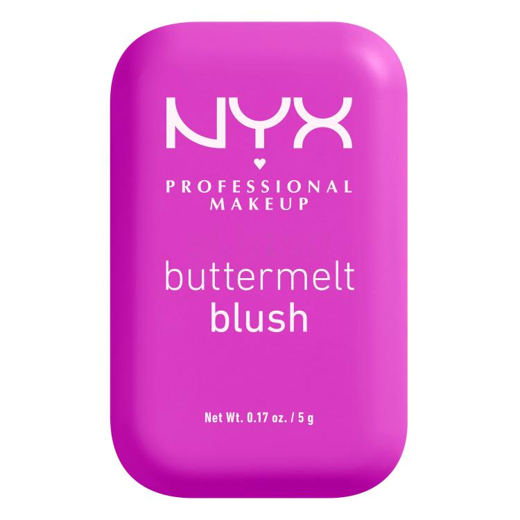 NYX Professional Makeup Buttermelt Blush Róż dla kobiet 5 g Odcień 12 All The Butta