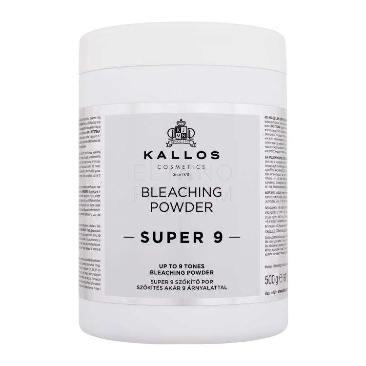 Kallos Cosmetics Super 9 Bleaching Powder Farba do włosów dla kobiet 500 g