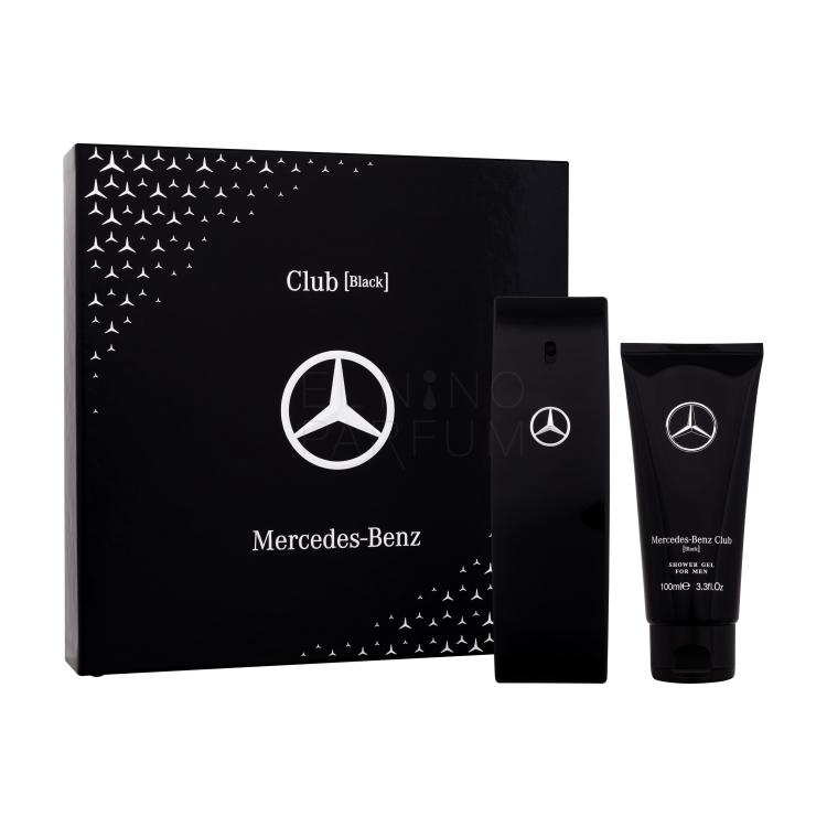 Mercedes-Benz Mercedes-Benz Club Black Zestaw woda toaletowa 100 ml + żel pod prysznic 100 ml